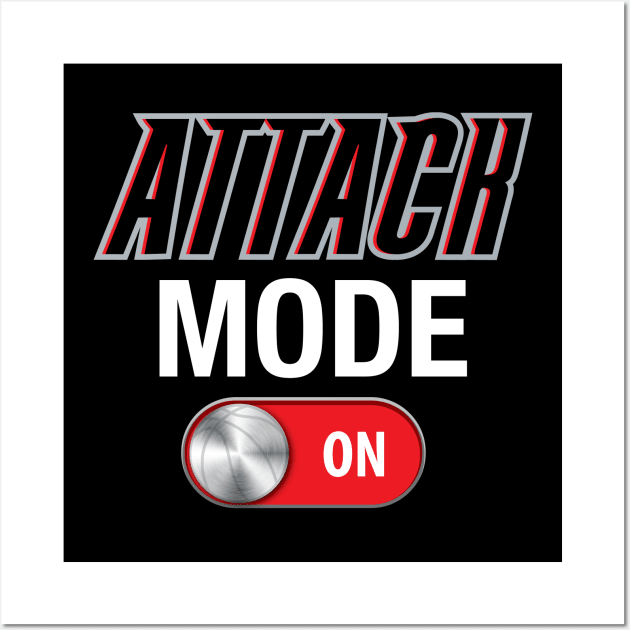 ATTACK MODE TEE Wall Art by TABRON PUBLISHING